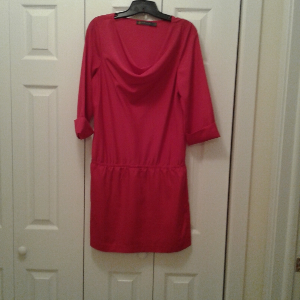 The Limited Draped Front Drop Waist Mini Dress